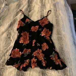 Flowered romper